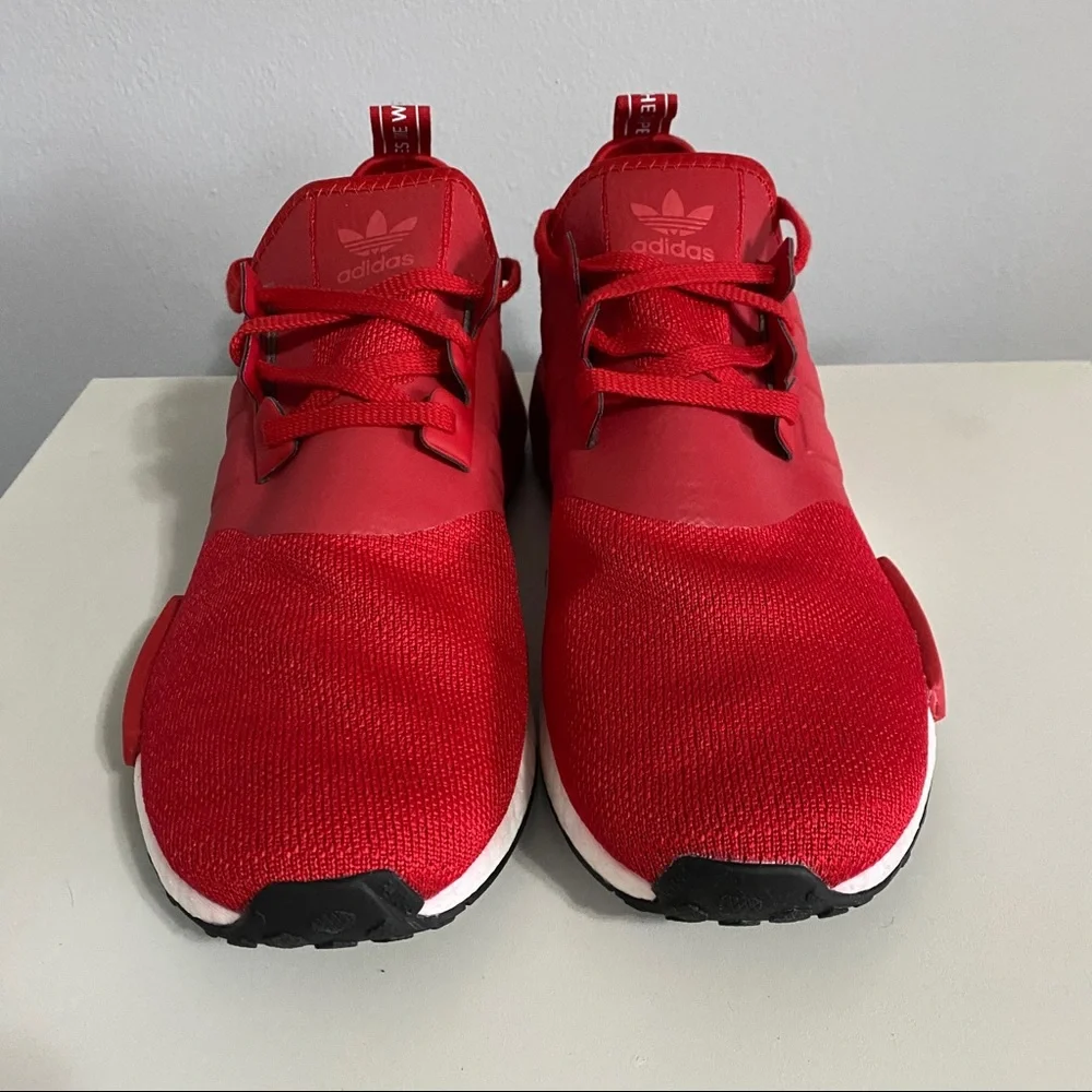 Adidas NMD_R1 “Scarlet” Sneakers Scarlet Cloud White Core Black - Picture 3 of 10
